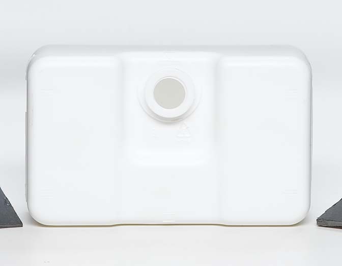 White plastic container