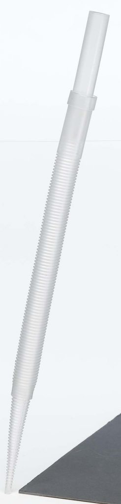White plastic tube