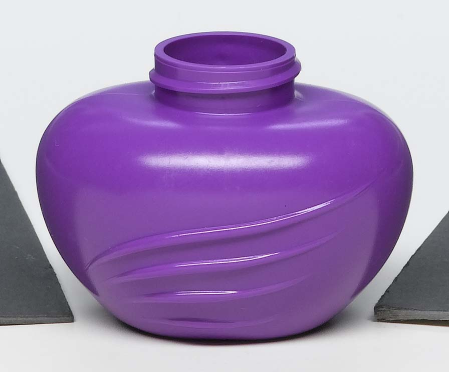 purple plastic container